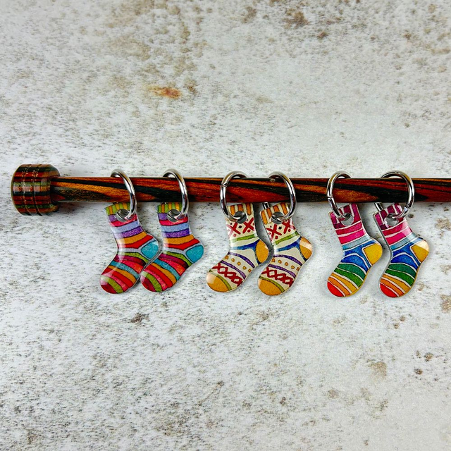 Stitch Marker Knitting - Socks set of six