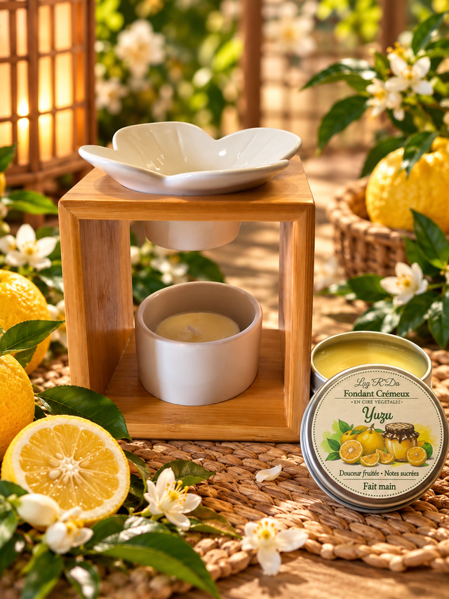 Fondant crémeux parfum "Yuzu"