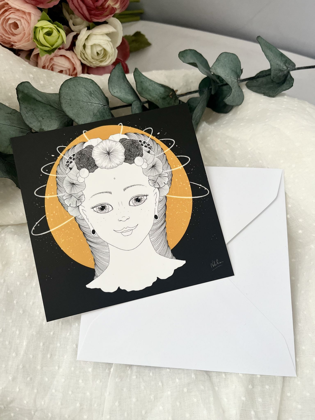 Carte postale carrée 