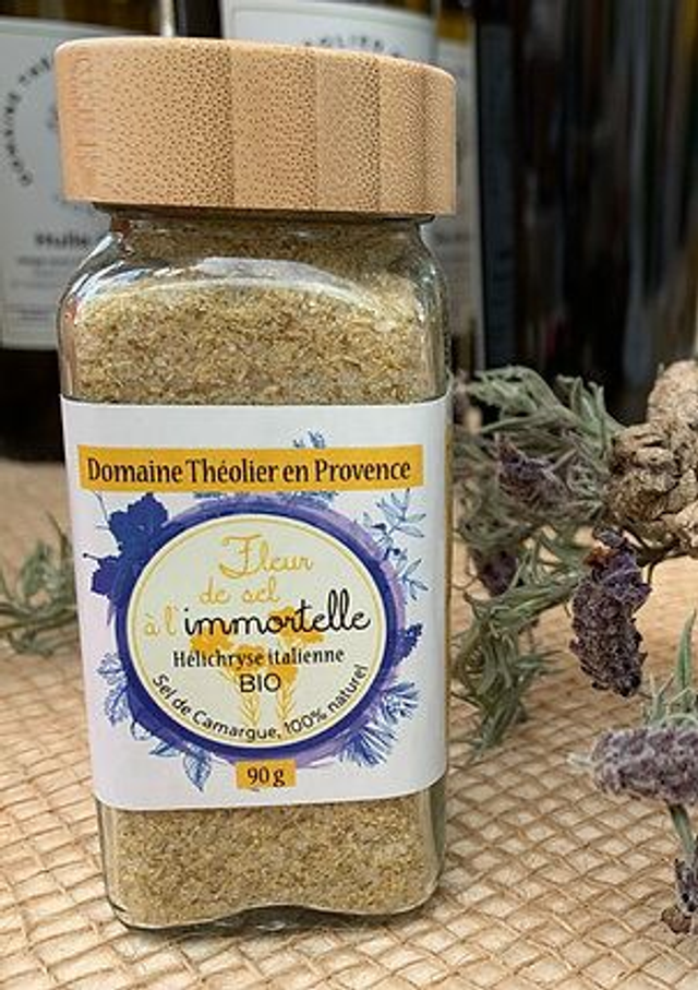 Fleur de SEL de Camargue à l'Immortelle 90g