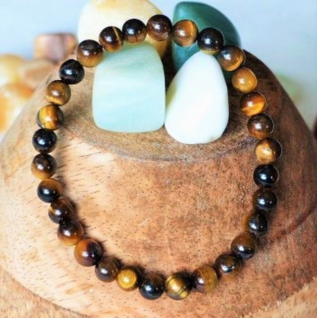 Bracelet Oeil de Tigre 6 mm