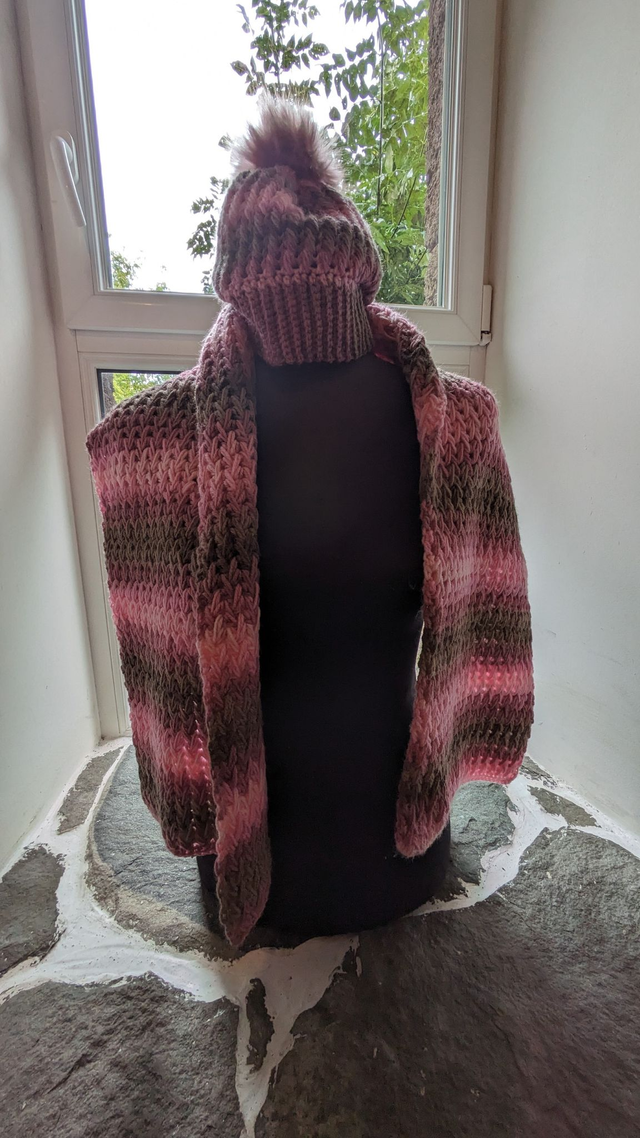 Bonnet et écharpe adulte