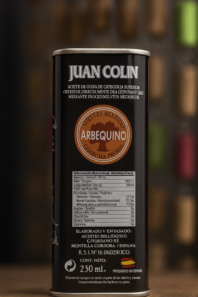 Aceite Arbequino Juan Colin