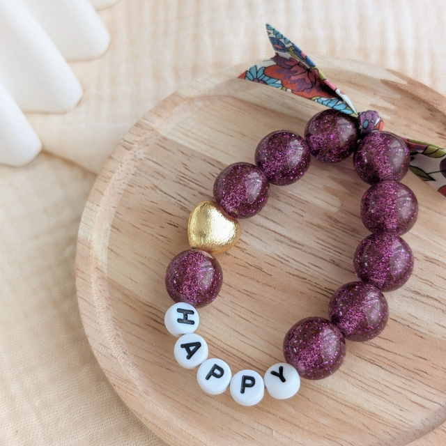 Bracelet Liberty Glowy Violet enfant