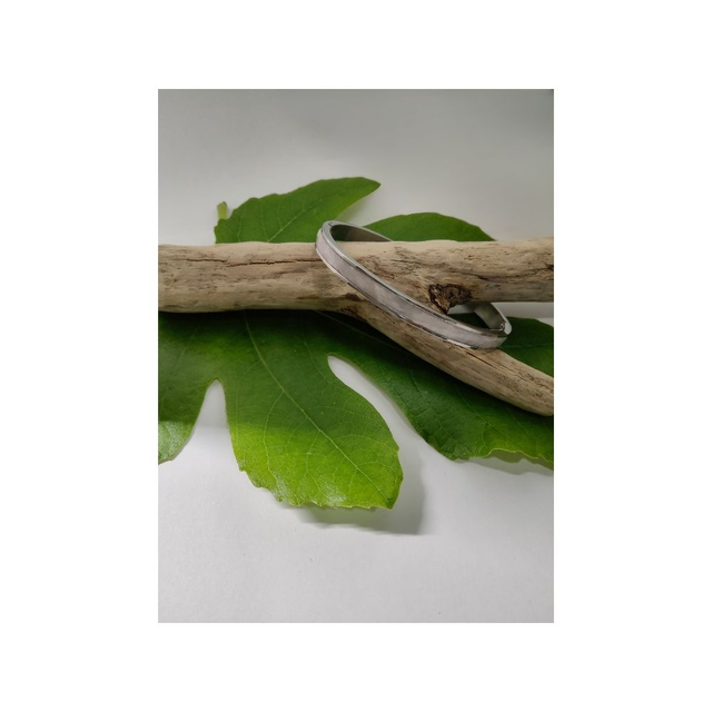 Jonc fermé faux quartz rose 