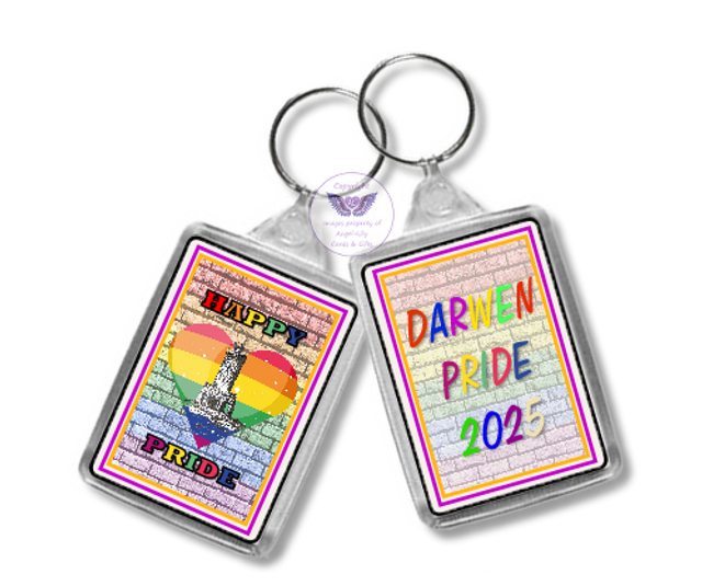 Darwen Pride Oblong Keyring -OKR05