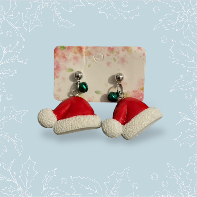 Santa Hat Earrings 