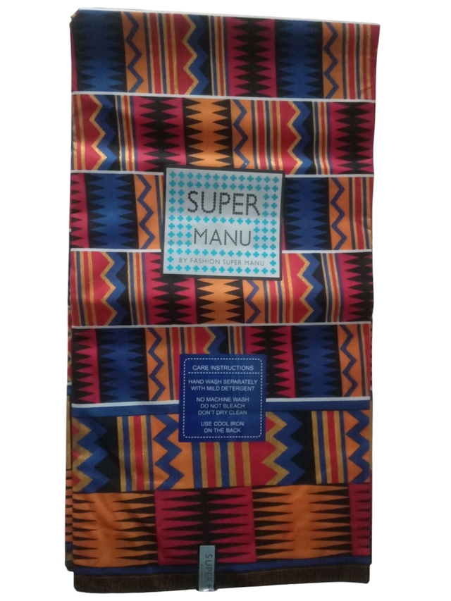 "Le Battement du peuple Wax" africain – 6 Yards (≈ 5,48 m) – 100 % coton