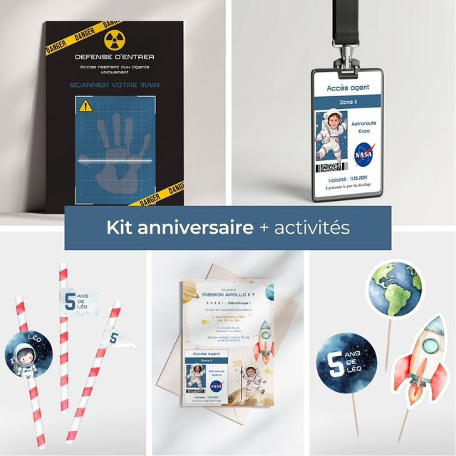 Kit Anniversaire Espace