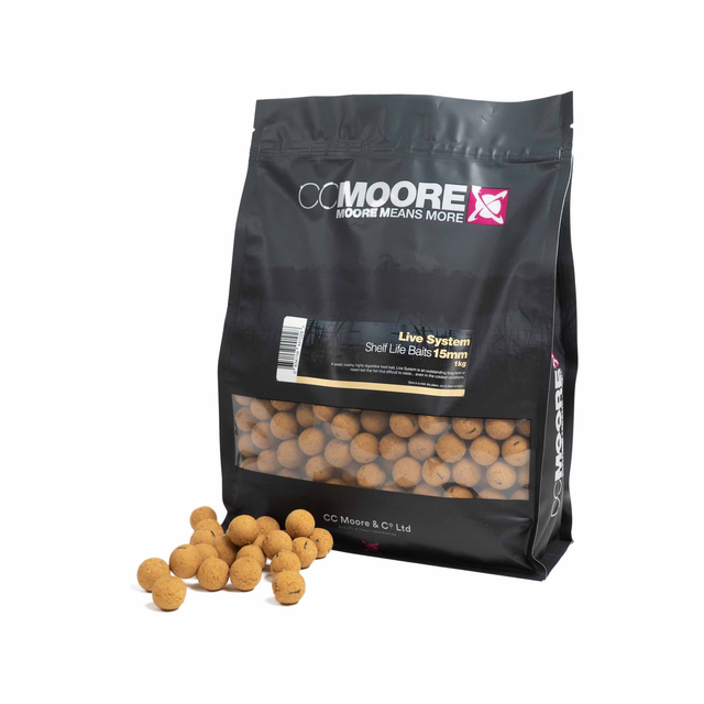 CC Moore Shelf Life boilies Live System