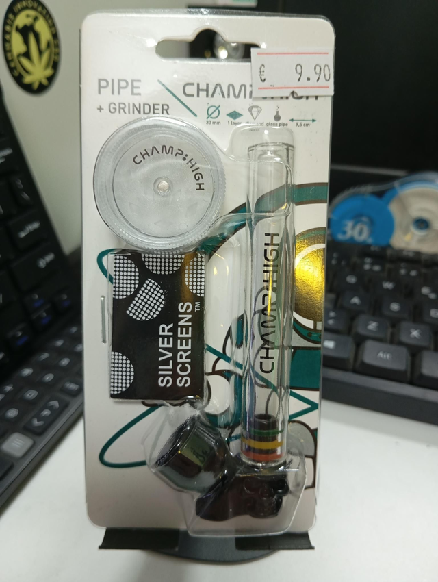 Pipa + grinder + filtros
