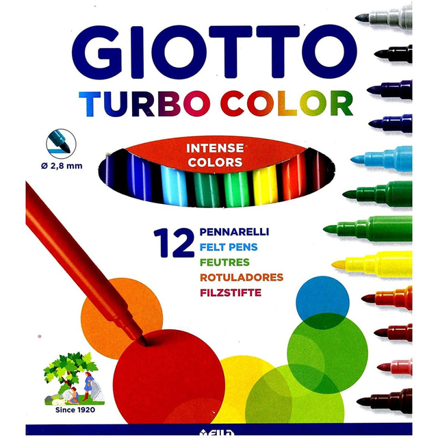 PENNARELLI TURBO COLOR 12 GIOTTO  Fila