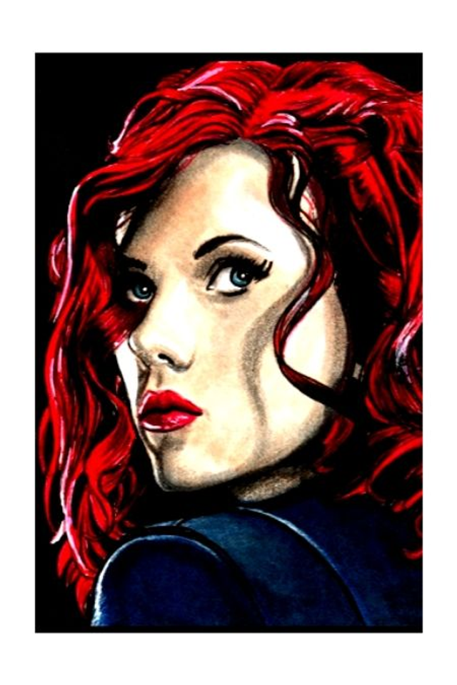 Black Widow Marvel Art Print