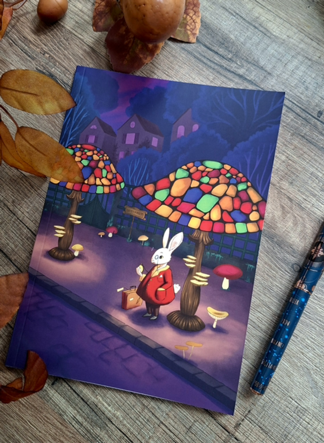 Carnet de notes ''lapin blanc''