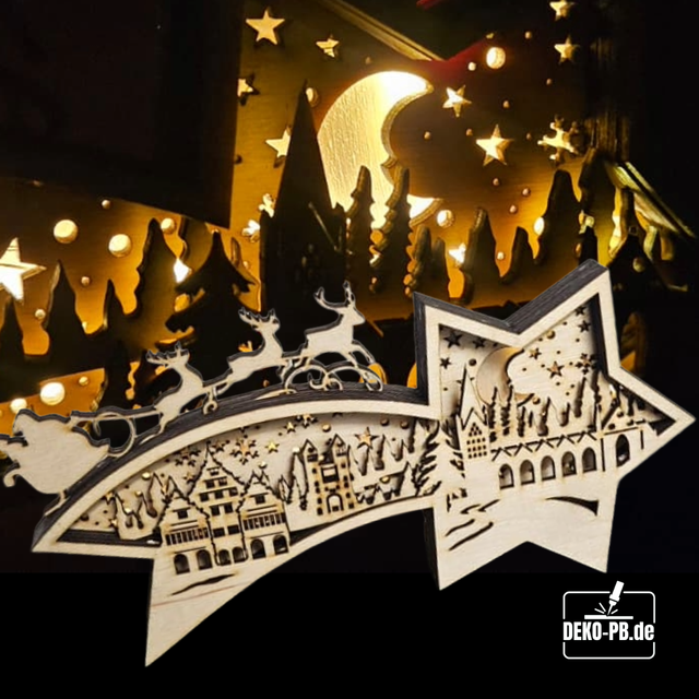 Sternschnuppen Lichtdeko – Paderborn Style