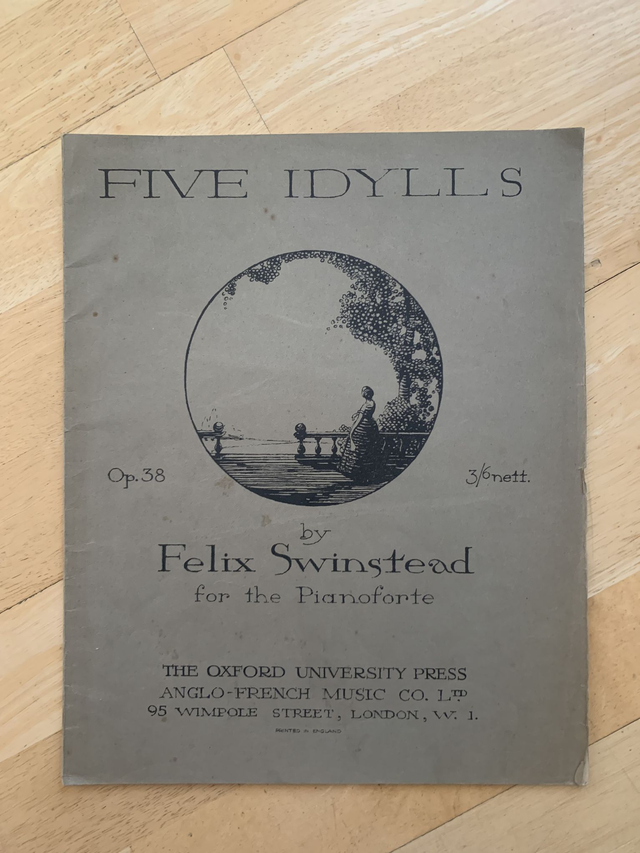 Five Idylls by Felix Swinstead Pianoforte Sheet Music