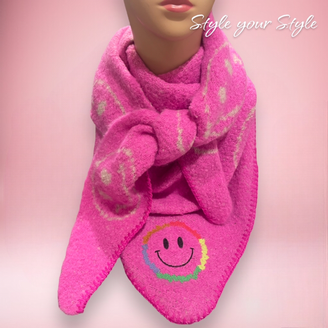 Flauschiges Dreieckstuch