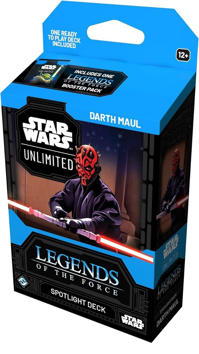 Fantasy Flight Games Star Wars Unlimited: Legends Of The Force Darth Maul Spotlight Deck