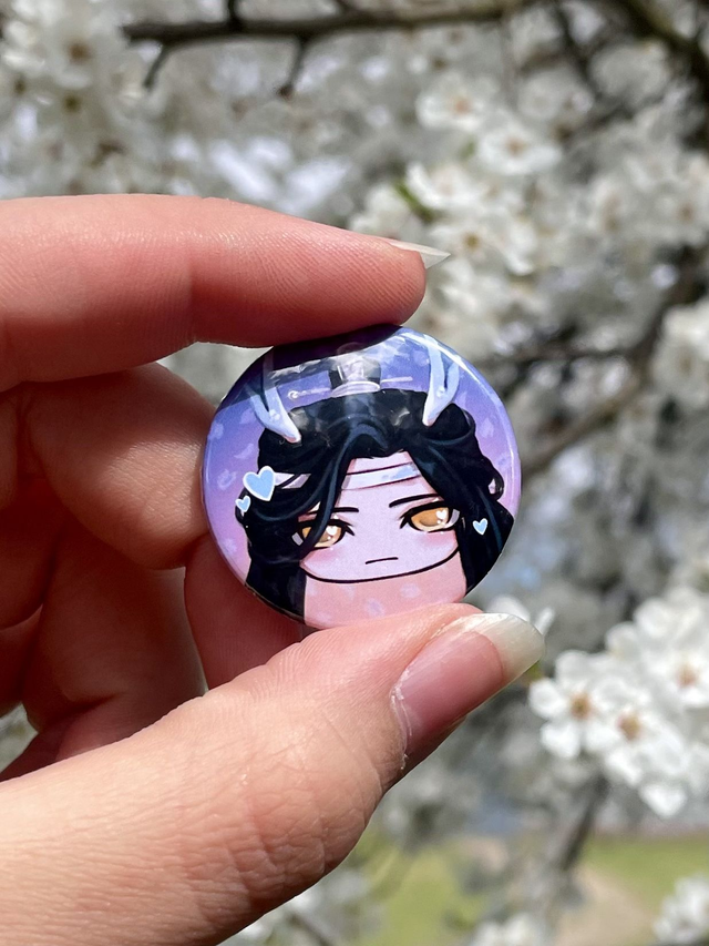 Lan Wangji MDZS Button Pin