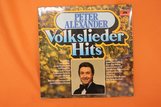 Vinyl LP Peter Alexander "Volkslieder Hits"