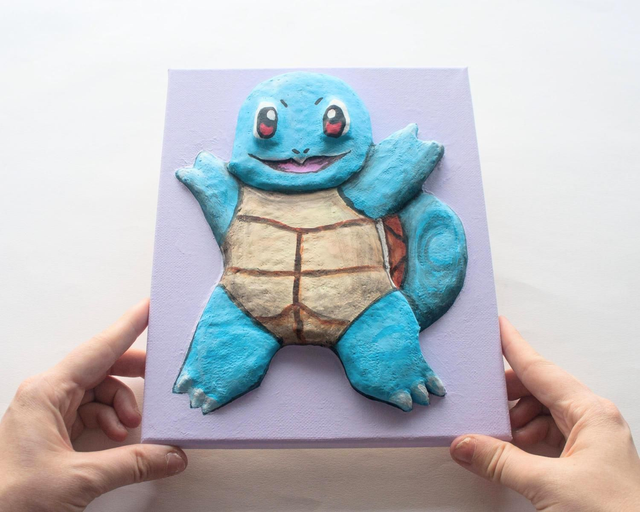Craft Kit Make Your Own Squirtle 3D Picture