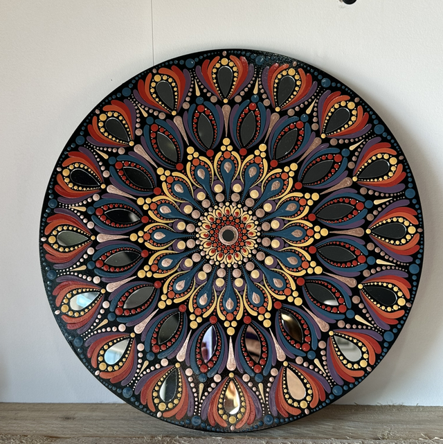 Hand Painted Mandala 