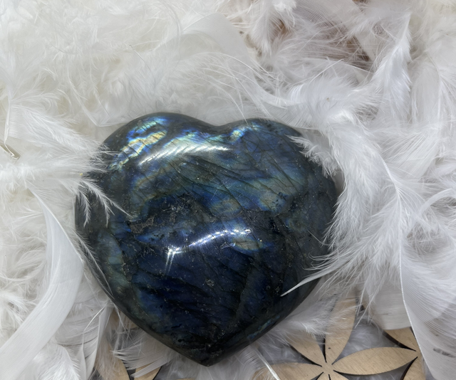 Cœur en Labradorite 339gr