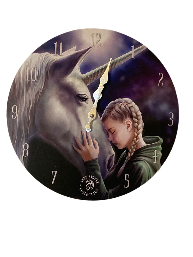 Anne Stokes &quot;The Wish &quot; Wall clock