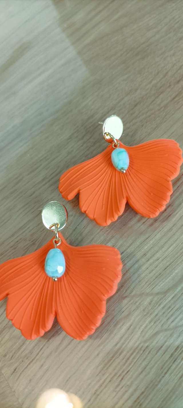 Ginkgolehti korvakorut