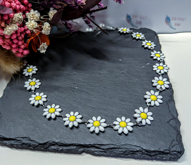 Stainless Steel Daisy Chain Anklet