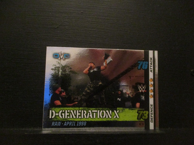 D-Generation X - OMG Slam Attax 10th Edition Original Trading Card #72