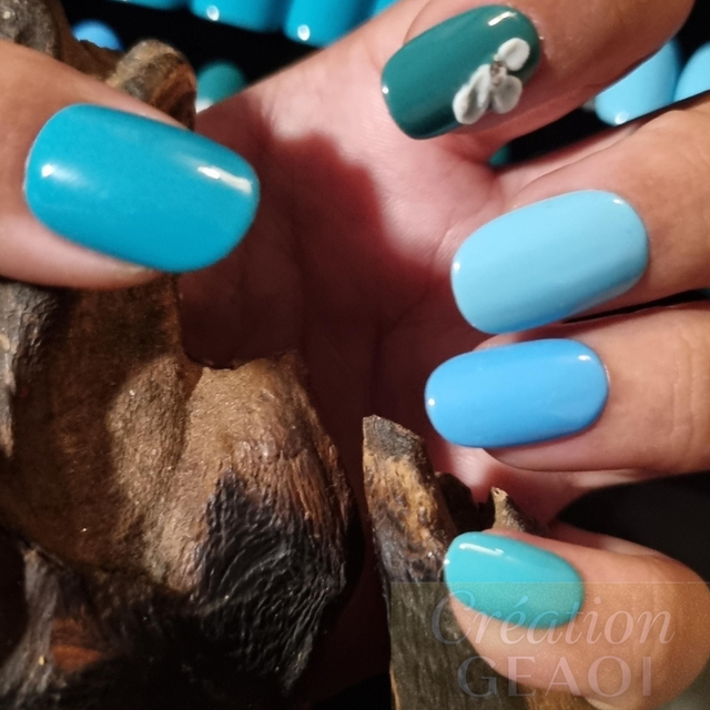 Nébuleuse en bleue little oval S