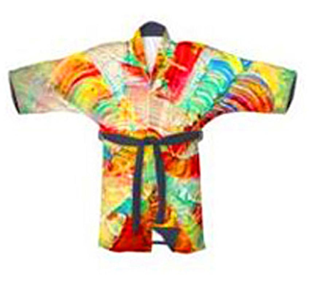 Kimono "Aura" en velours du S au 2XL