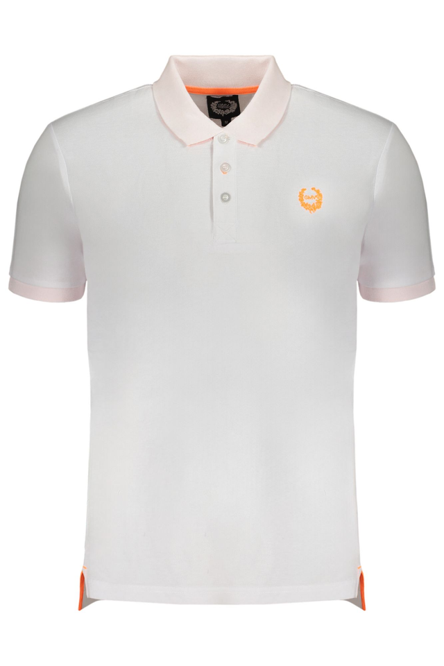 GIAN MARCO VENTURI POLO MANICHE CORTE UOMO BIANCO