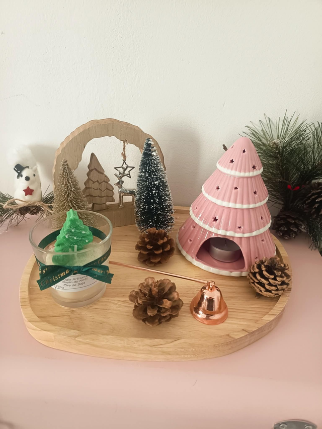 Bougie Artisanale de Noël &quot;Senteur Sapin de noël&quot; 