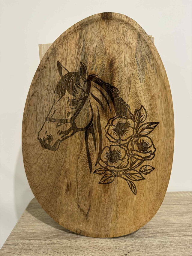 PLATEAU DECORATIF OVALE MANGUIER