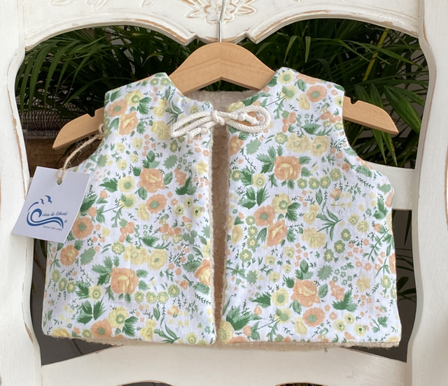 Le Petit Berger 🌿 – Gilet enfant réversible 18 mois 