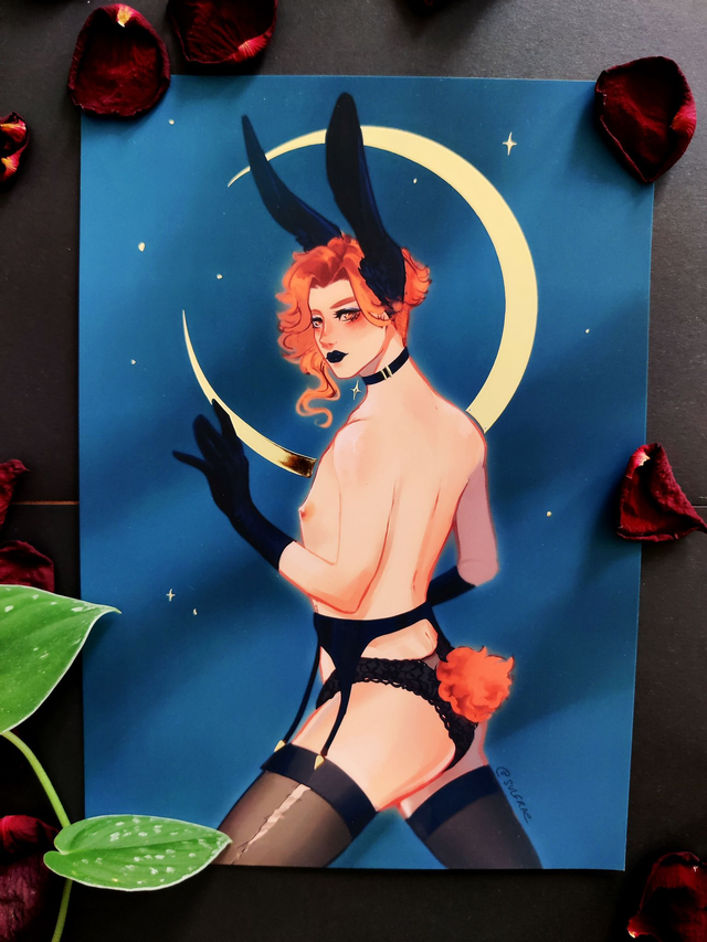 Bunny - Gold Foil - A4 / A5 