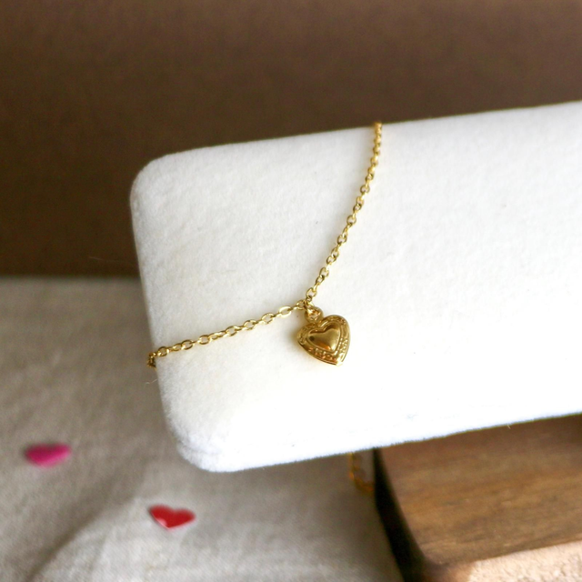 Bracelet cœur doré