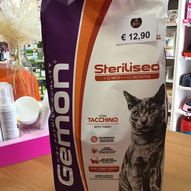 GEMON KAT ADULT STERILISED TACCHINO 2 KG 