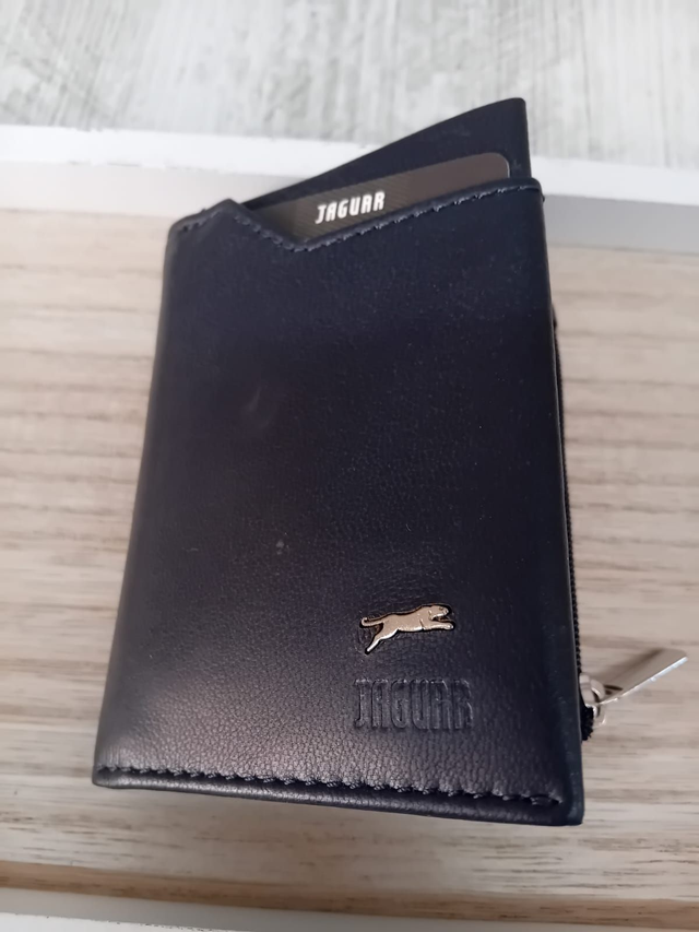 Jaguar portafoglio/portacarte uomo pelle 