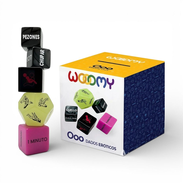 Set de 5 Dados Eróticos Wooomy Ooo
