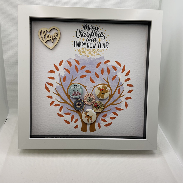 Personalised Christmas frame. Beautiful Christmas gift.