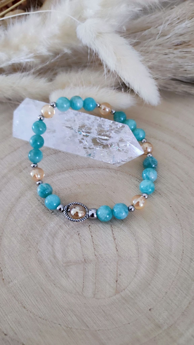 Bracelet "Colères" Amazonite