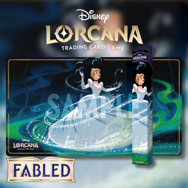 Disney Lorcana: Fabled Playmat - Bibbidi Bobbidi Boo (julkaisu 5.9.2025)