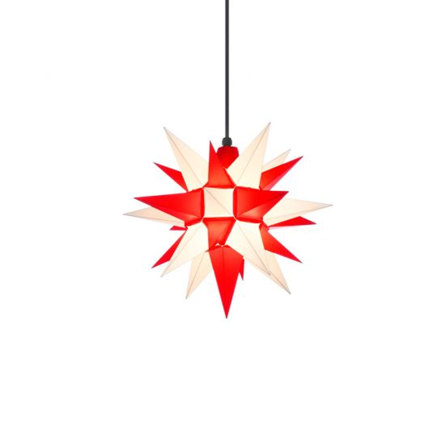 40043 Stern A4 weiß-rot