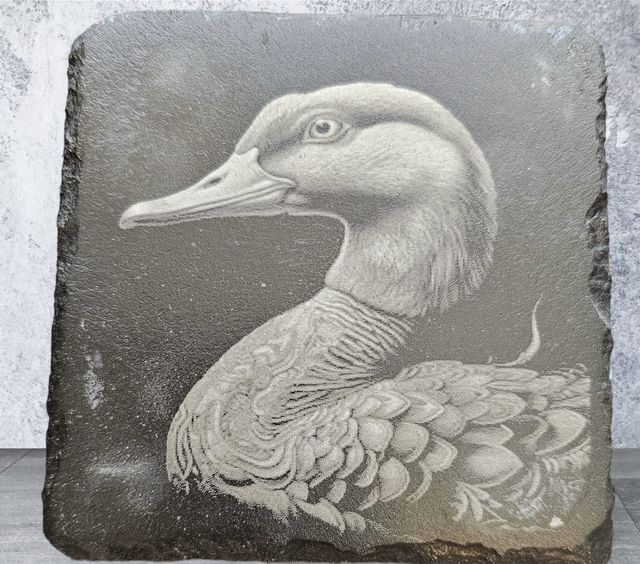 Slate Coaster - Duck