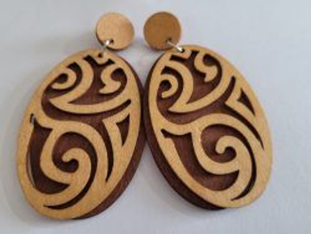 Ear Ring Wood