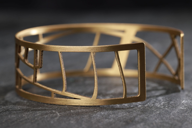 Strasbourg - Grand&#039;rue | Manchette large | Laiton | Dédale