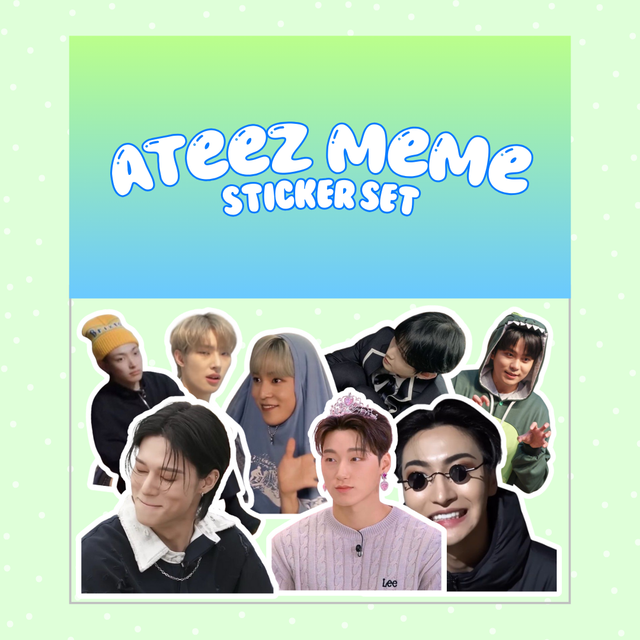 ATEEZ Meme Sticker Set